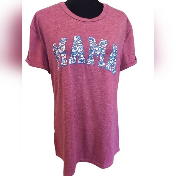 MAMA Graphic Tee Early Pregnancy Post-Birth Motherhood Women's Sz‎ L - Picture 11 of 12